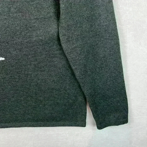 GAP Women’s Sweater Sz XL Gray Scoop Neck Cotton Cozy Party Holiday Evening - Picture 4 of 7